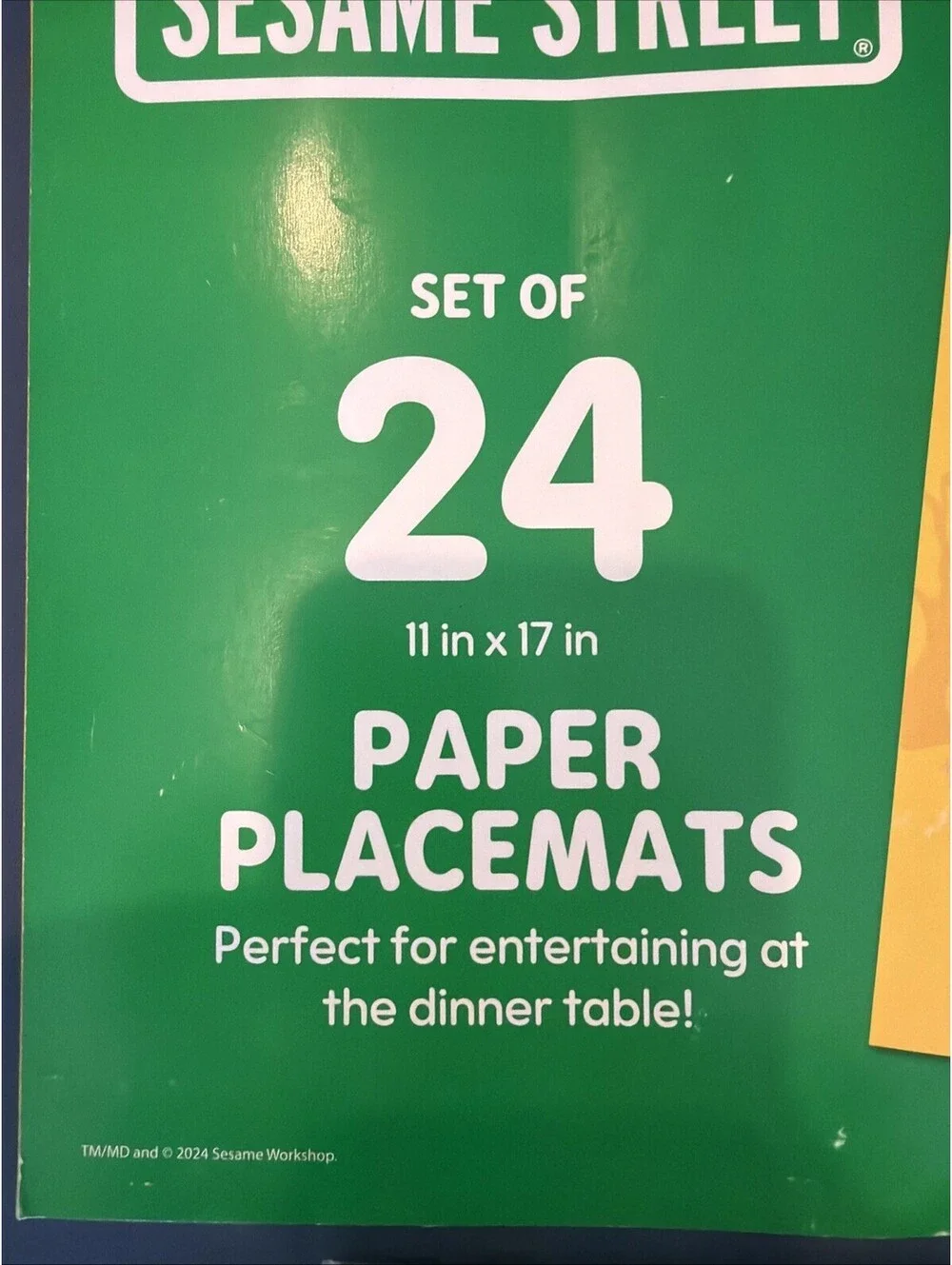 New Sesame Street Halloween Paper Placemats And Napkins New